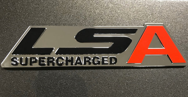 LSA Emblem LSA Badge SUPERCHARGED Emblem LSA Swap Supercharged ZL1 CTS-V 1pc